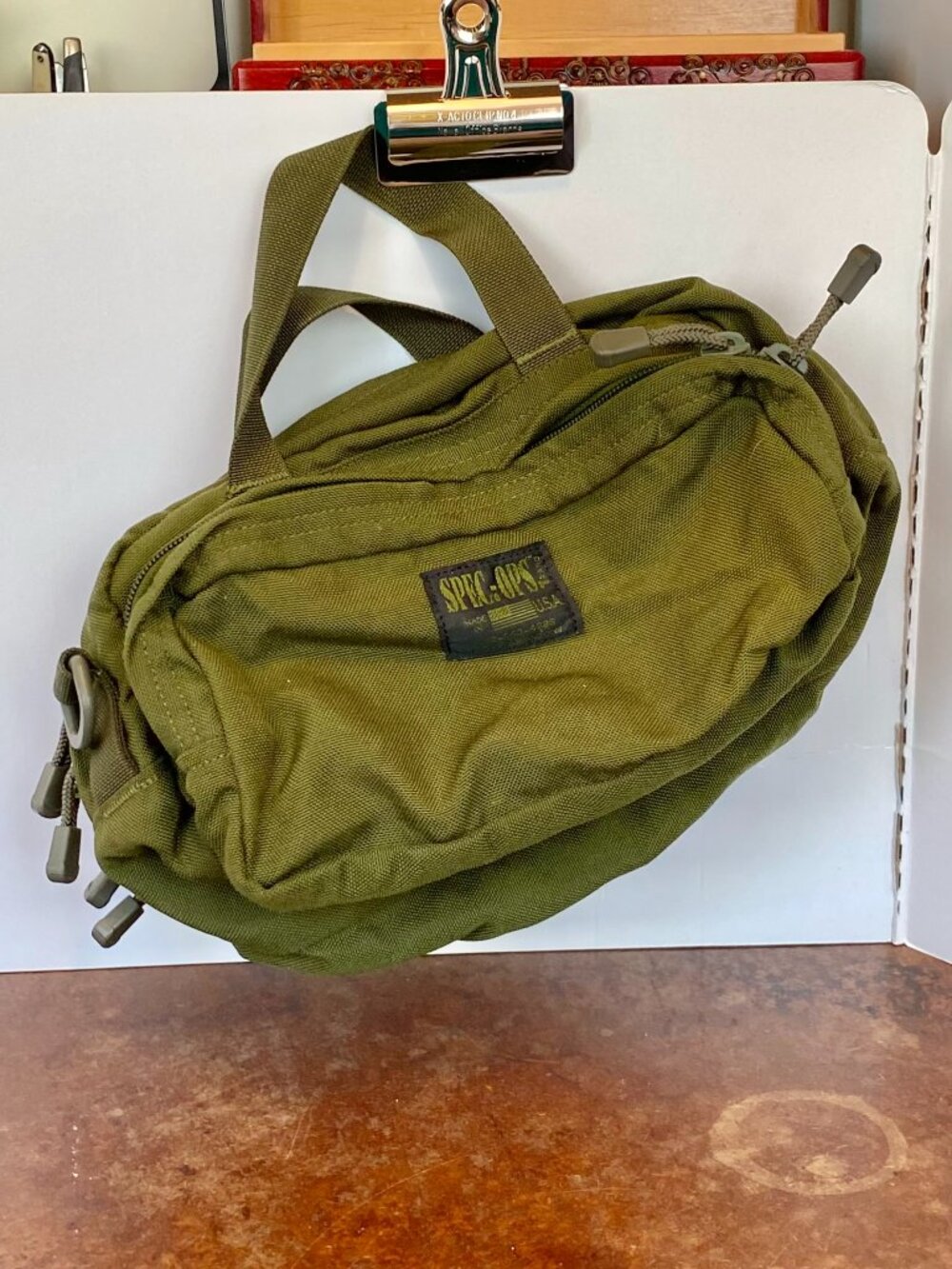 SPEC OPS Brand All Purpose Bag Army Green Khaki Made in USA